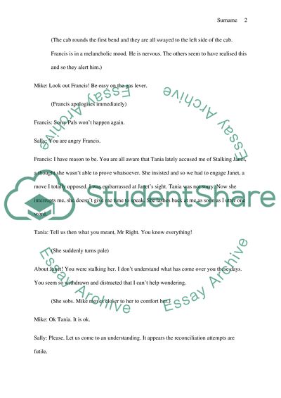 Writing Dialogue - Conversation among Four Friends