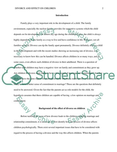 How Is a Child Attitude About Marriage Shaped by Divorce