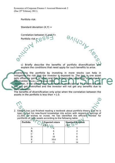 The Benefits of Portfolio Diversification