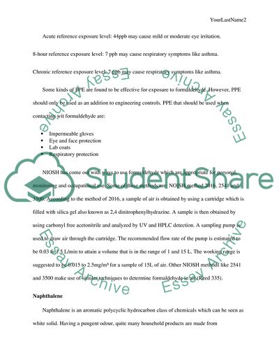 Industrial Hygiene and Toxicology
