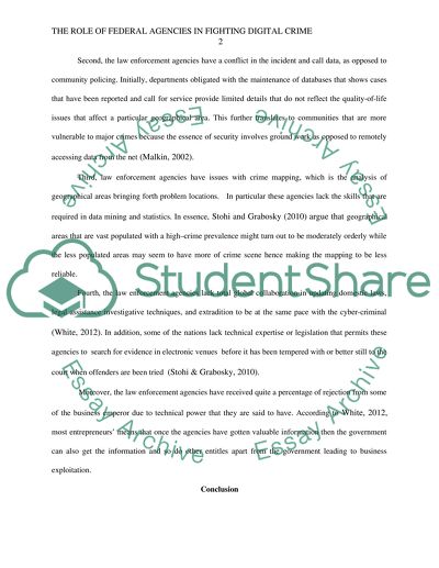 The role of federal agencies in fighting digital crime