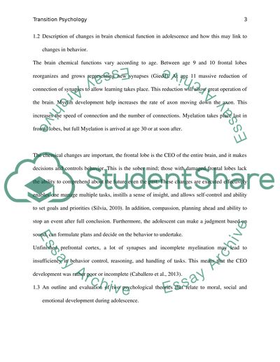 Analysis of Transition Psychology