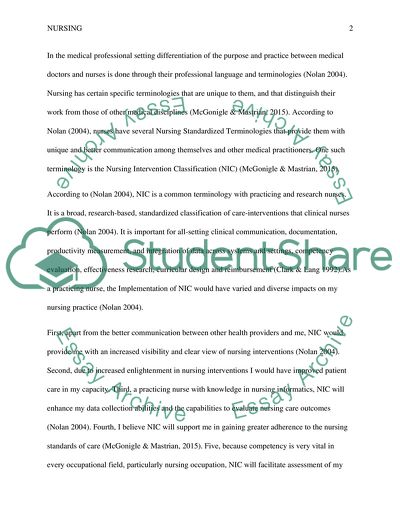Impact of Standardized terminologies