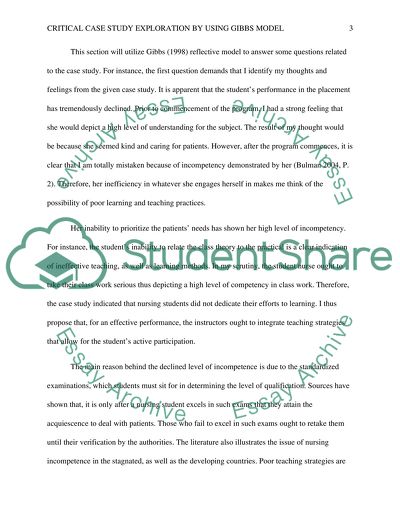 Critical Case Study Exploration by Using Gibbs Model