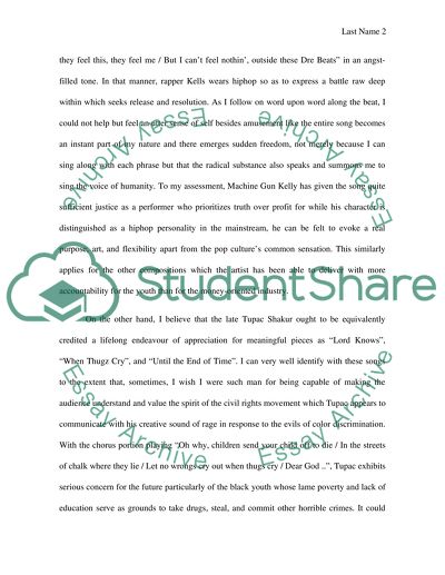 Hiphop -- My Music and Identity