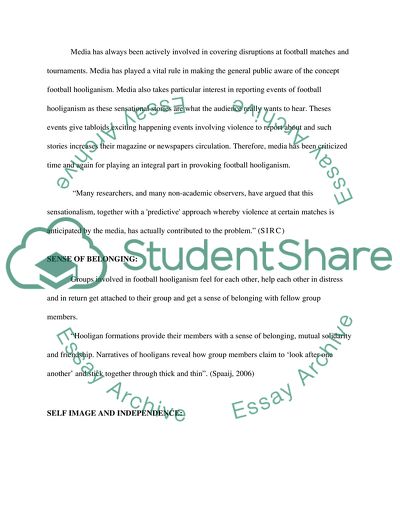 What is football hooliganism and what social factors underlie it