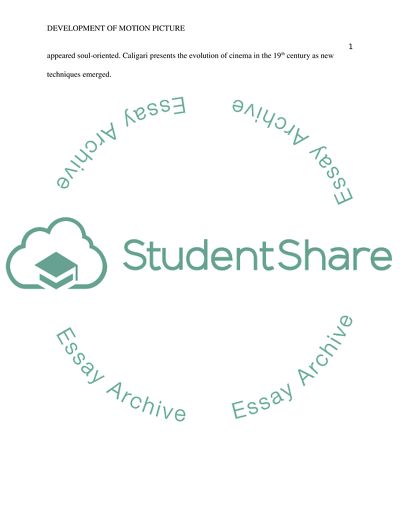 A Psychological History of the German Film