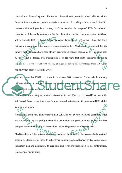 International Finances - Mackintosh Speech