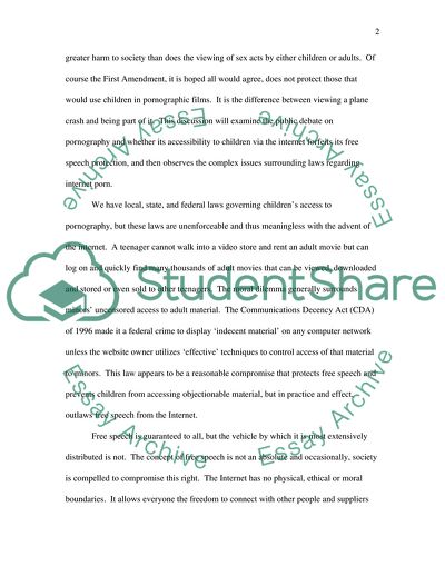 Ethical and Moral Issues of Pornography