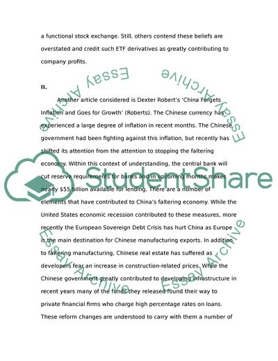 Analysis of Articles by Roben Farzad, Rachel King, and Dexter Roberts