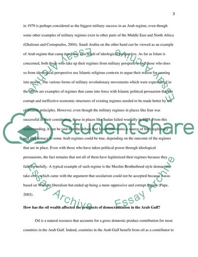 Political Systems in the Middle East and North Africa