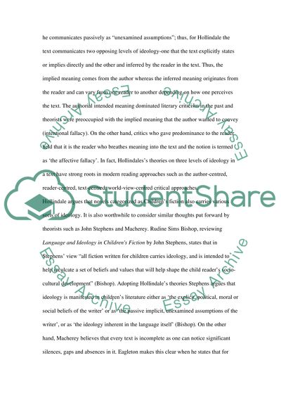 Critical Reading on Lewis Carrolls Alices Adventures in Wonderland