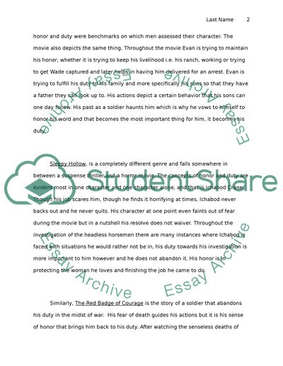 The Ideals of Honor and Duty