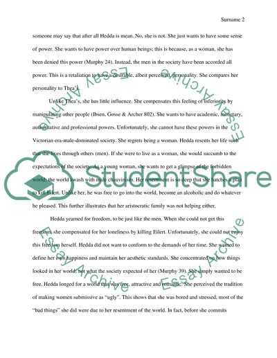 Analyzing the Character of Hedda with Academic Research