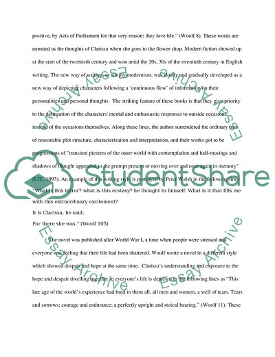 The Shifting Points of View in Mrs Dalloway by Virginia Woolf