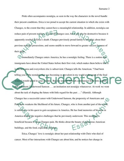 The Reluctant Fundamentalist: Nostalgia