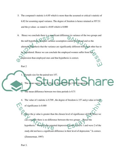 An Inferential Statistic of Housing Problems
