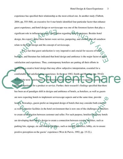 The Influence of Hotel Design on the Guest Experience