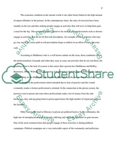 What Leads Criminals to Re-offend After a Prison Sentence