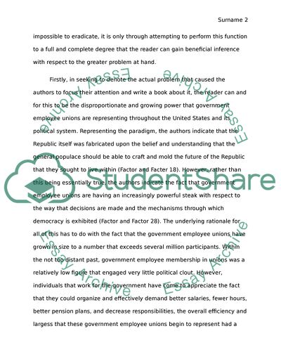 Government Unions Control America and Rob Taxpayers Blind