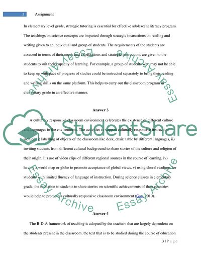 Culturally Responsive Teaching