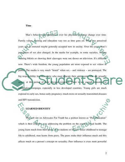 The Social Basis of Sexuality