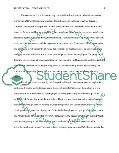 Professional development