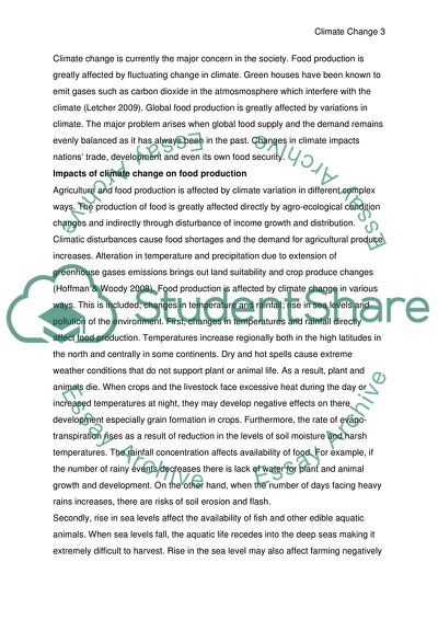 Indicators of Climate Change