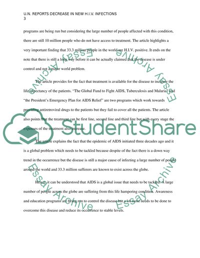 Decrease in New HIV Infections