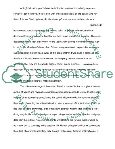 Colonial Takeover in The Corporation