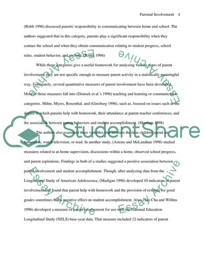 Race Household Income Impact on Parental Perceptions of Homework