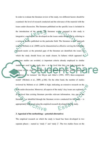 Psychological Contracts and Employees Commitment in an Organization