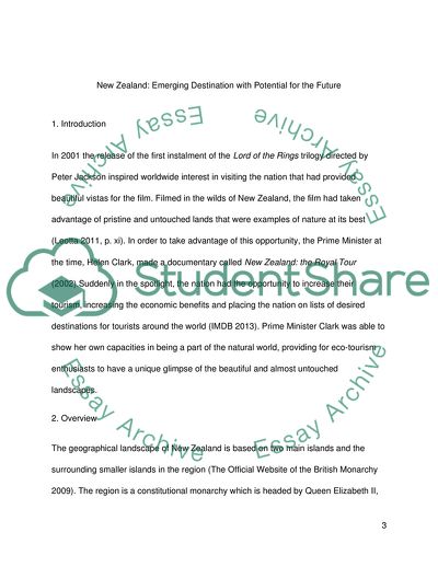 New Zealand: Emerging Destination with Potential for the Future