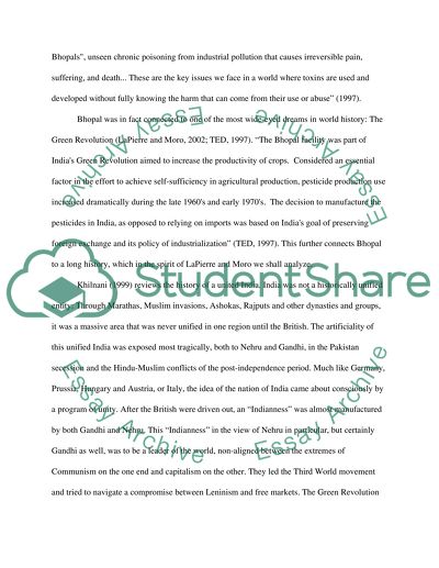 It Was Five Past Midnight at Bhopal