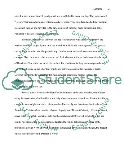 The Immortal Life of Henrietta Lacks