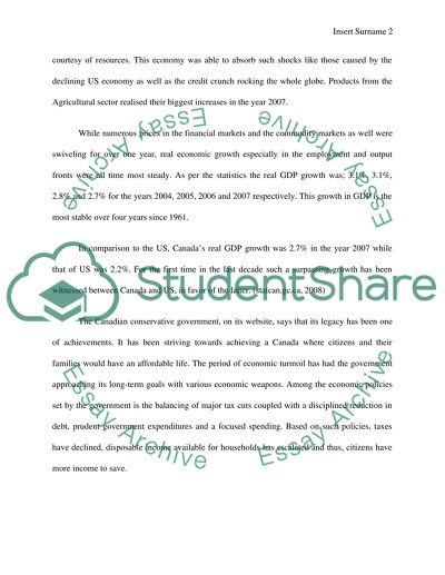 Canadas Economy for the Past Two Years