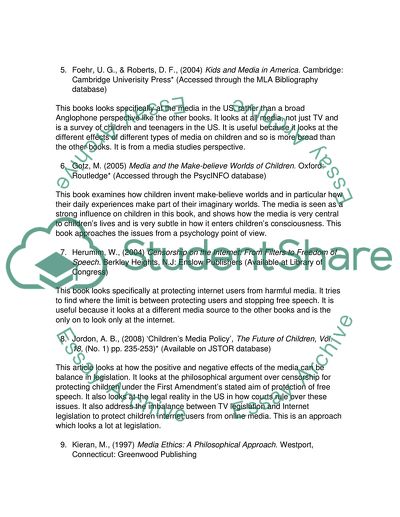 The Effects of Media on Kids