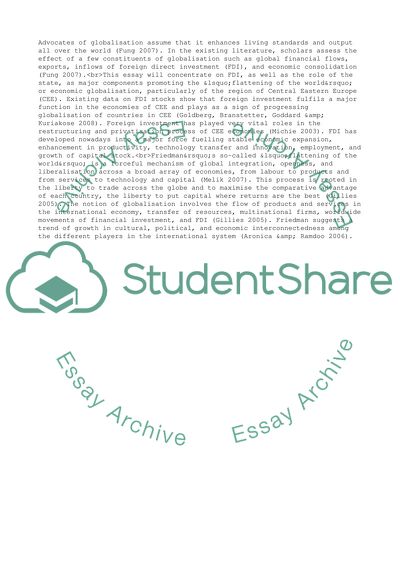 Is the World Flat in Central Eastern Europe