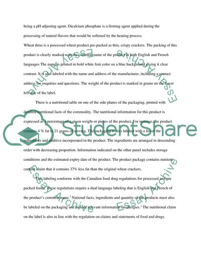 Types of Food Additives