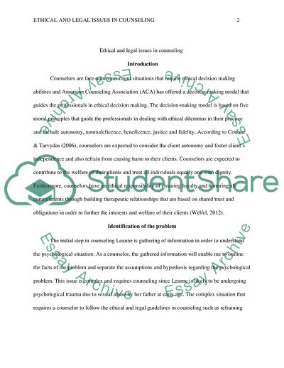 Ethical and Legal Issues