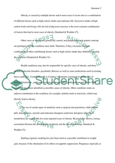 obesity essay topics