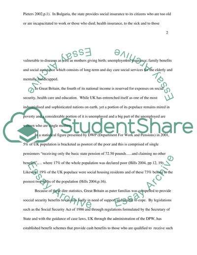 The Role and Functions of the State in the Social Security Act