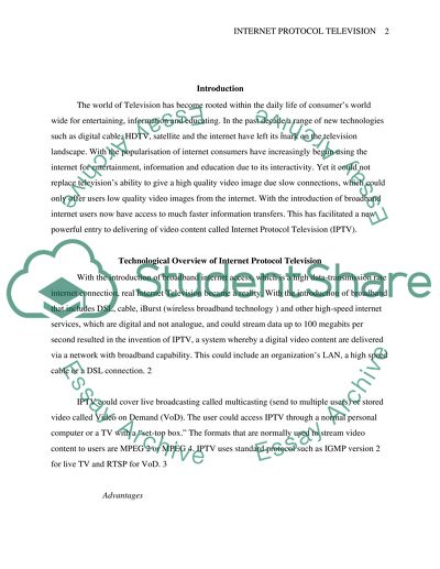 Internet Protocol Television