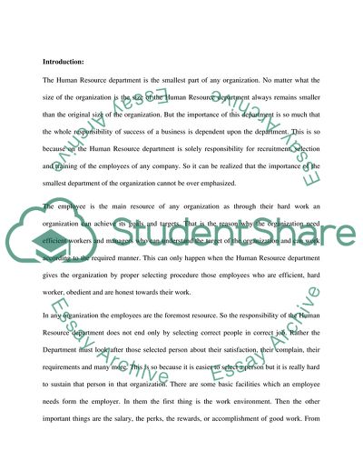 Human Resource Department of St-Patricks Nursing Home of London