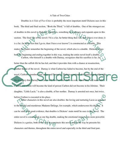 The Tale of Two Cities Book the Third