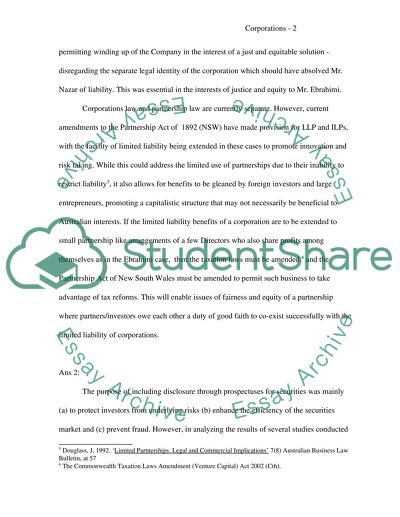 A Human Character to the Corporation From a Moral Perspective