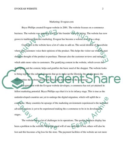 Marketing: Evogear.com