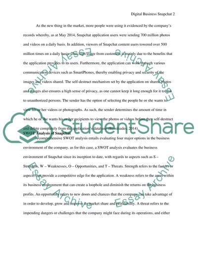 Digital business snapchat