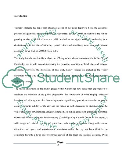 Visitor Attractions in the City of Cambridge