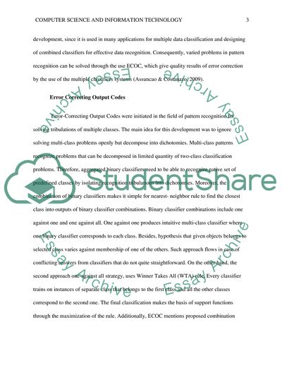 Error-Correcting Output Codes
